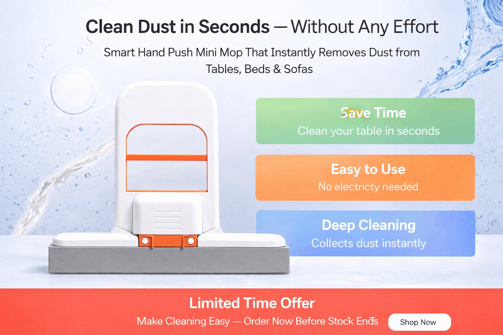 Smart Hand Push Mini Mop