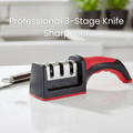 Professional 3-Stage Knife Sharpener | Razor Sharp in Seconds