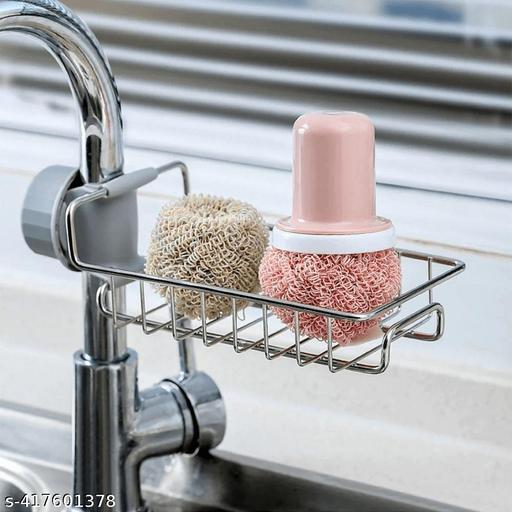 Stainless Steel Faucet Sponge Holder